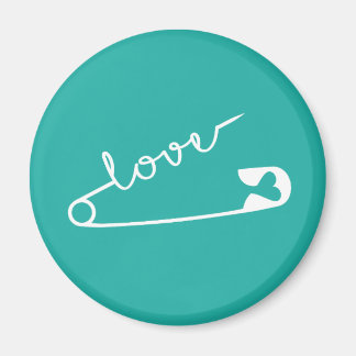 Love Strength Together Aqua Magnet