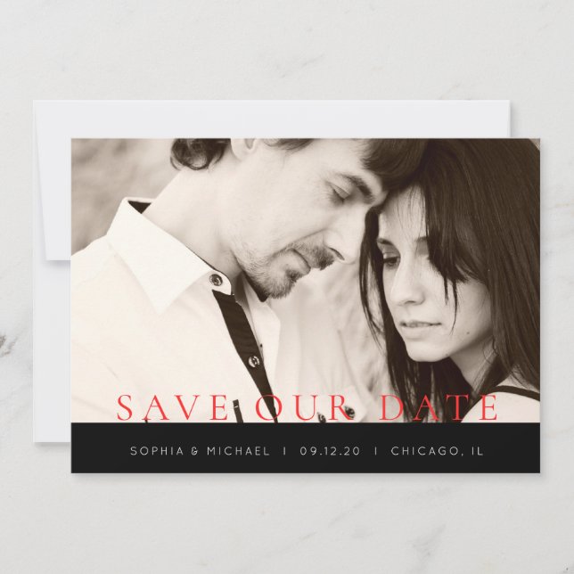 Love Strokes Save the Date (Front)