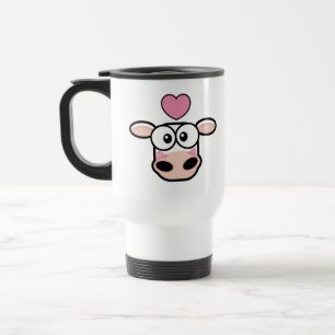 Love Struck Cow Travel Mug