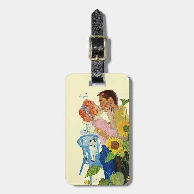 Love-Struck Luggage Tag (Front Vertical)