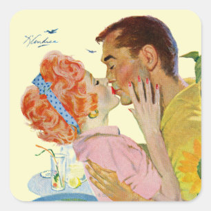 Love-Struck Square Sticker