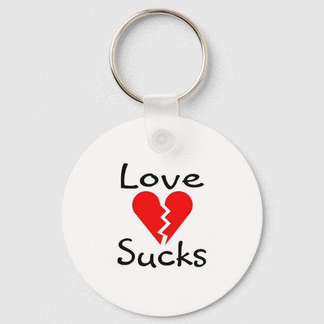 Love Sucks Key Ring (Front)