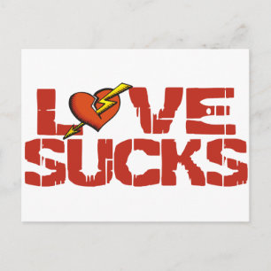 Love Sucks Postcard