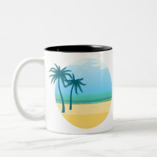 LOVE SUMMER Two-Tone COFFEE MUG