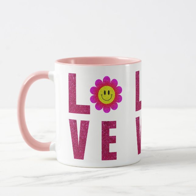 Love Sunflower Mug (Left)