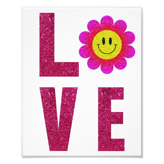Love Sunflower Photo Print (Front)