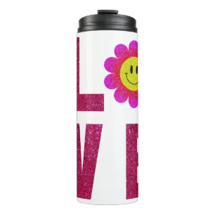Love Sunflower Thermal Tumbler
