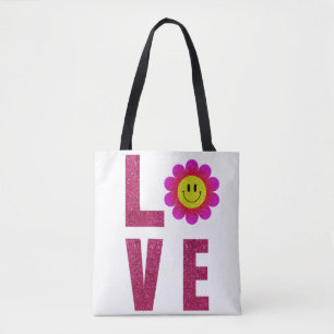 Love Sunflower Tote Bag