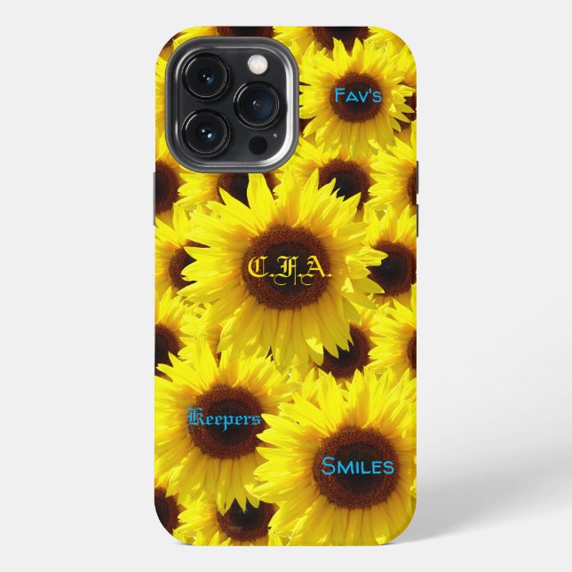 Love Sunflowers  iPhone Case (Back)