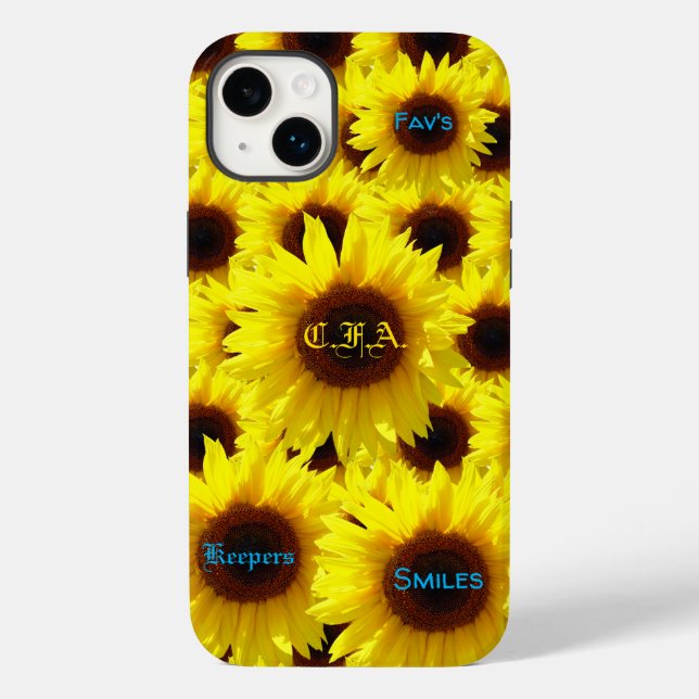 Love Sunflowers Tough Case-Mate iPhone Case (Back)