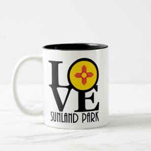 LOVE Sunland Park 11oz Two-Tone Coffee Mug