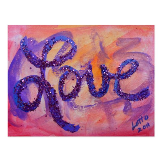 Love Sunset Twilight Postcard