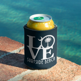 LOVE Surfside Beach SC Can Cooler