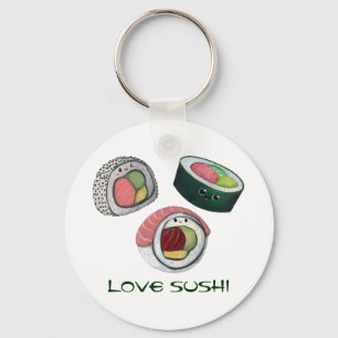 Love Sushi Key Ring