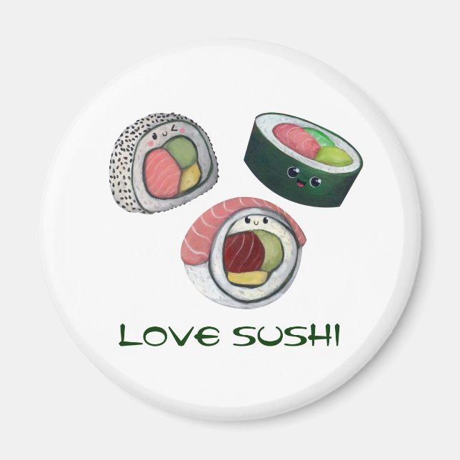Love Sushi Magnet (Front)