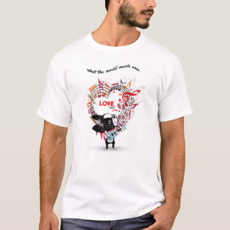 LOVE SWEET LOVE Boston Terrier  T shirt