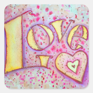 Love Sweet Pink Sticker