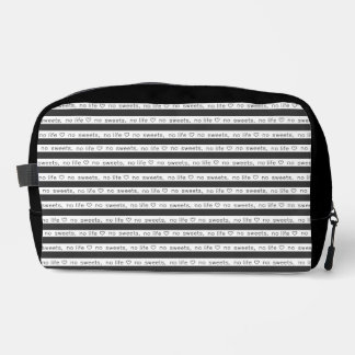 LOVE　SWEETS　ブラック　ボーダー　　 DOPP KIT