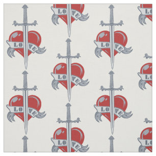Love Sword custom fabric