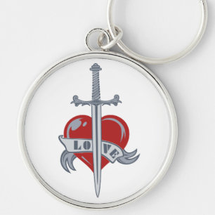 Love Sword custom key chain
