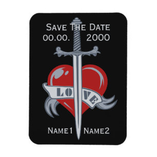 Love Sword custom magnet