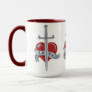 Love Sword custom mug - choose style