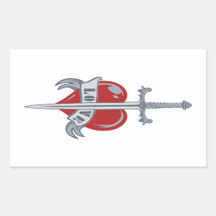 Love Sword custom stickers