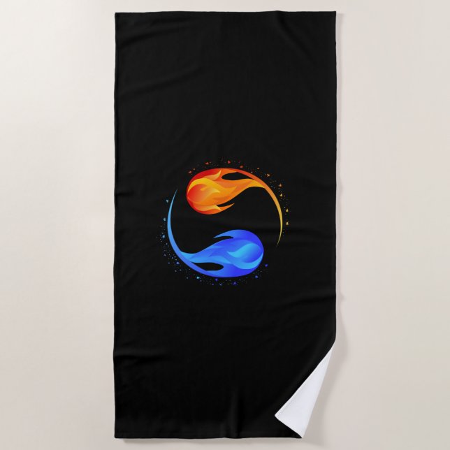 Love Symbol- Beach Towel (Front)