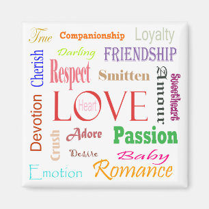 Love Synonyms by Shirley Taylor Magnet