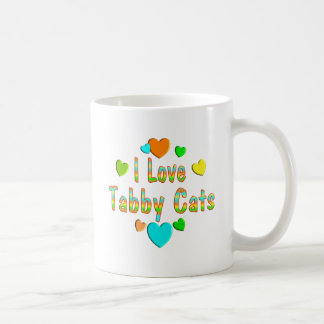 Love Tabby Cats Coffee Mug