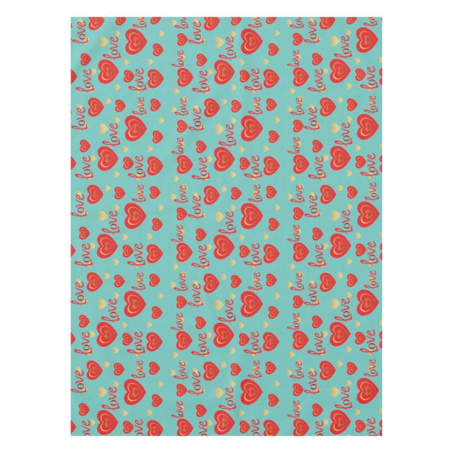 love tablecloth (Front)