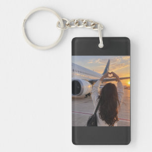 Love Takes Flight Key Ring