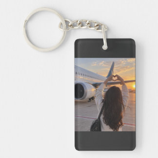 Love Takes Flight Key Ring
