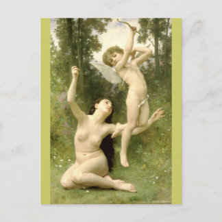 Love Takes Off by Bouguereau Postcard