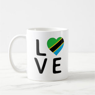 Love - Tanzania Flag Coffee Mug