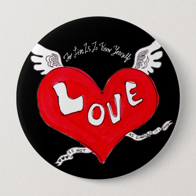 Love Tattoo Button (Front)