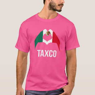 Love Taxco Mexico Vacation Mexico Flag 2 T-Shirt