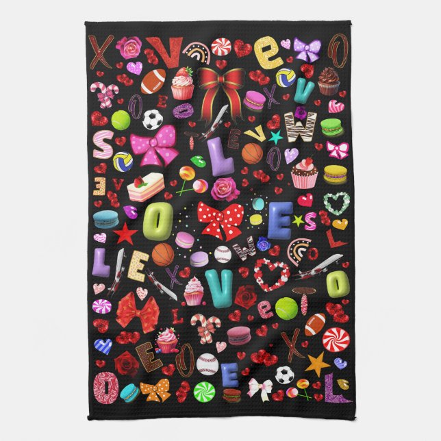 Love Tea Towel (Vertical)