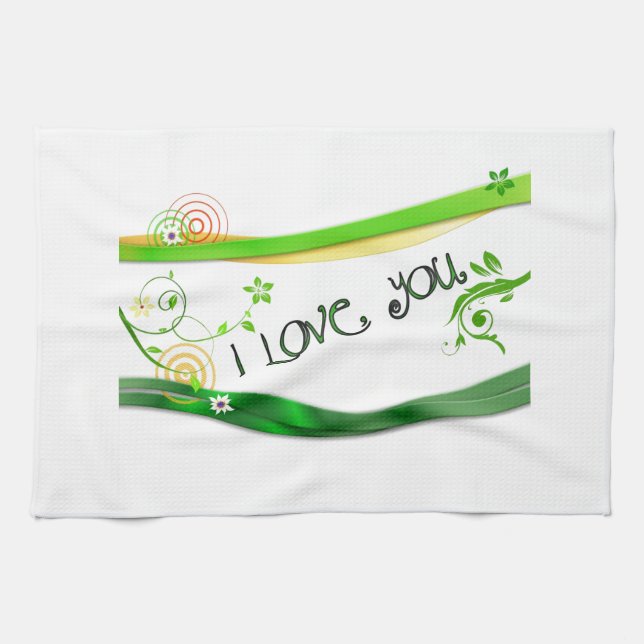 Love Tea Towel (Horizontal)