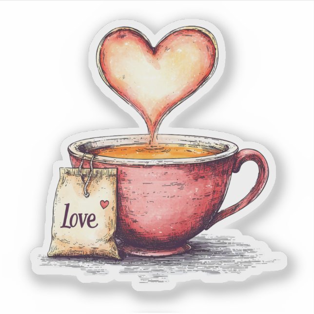 Love Tea Valentine's Day (Front)