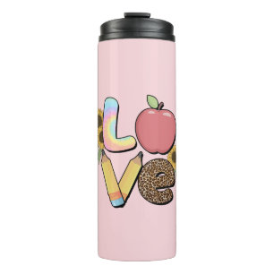 Love Teacher and Student Thermal Tumbler