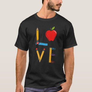 Love Teacher Educator Professor Instructor T-Shirt