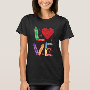 Love Teacher School Happy Valentine's Day T-Shirt