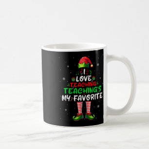 Love Teaching's My Favourite Xmas Music Teacher  Coffee Mug