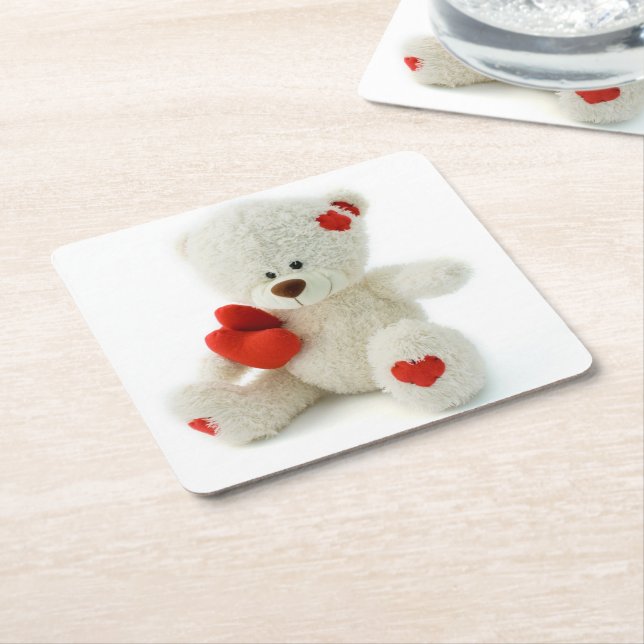 Love Teddy coasters (Angled)