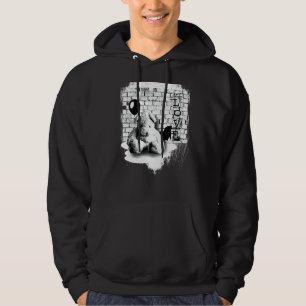 Love Teddy Cuddly Bear Sad Hoodie