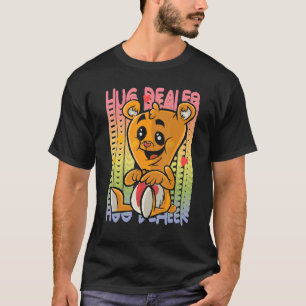 Love Teddy Rainbow Hug Dealer Cute Teddy Bear Hug  T-Shirt