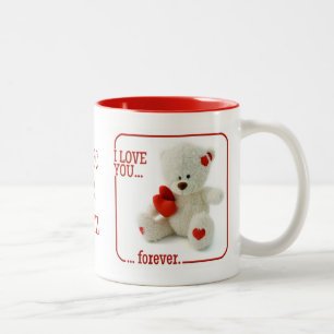 Love Teddy Valentine custom mugs