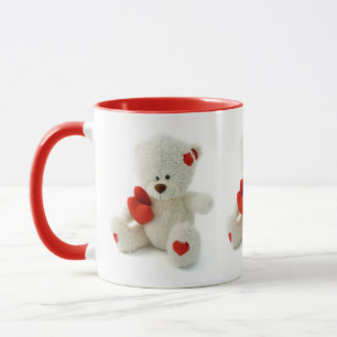 Love Teddy Valentine custom mugs