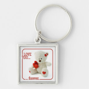 Love Teddy Valentine key chain